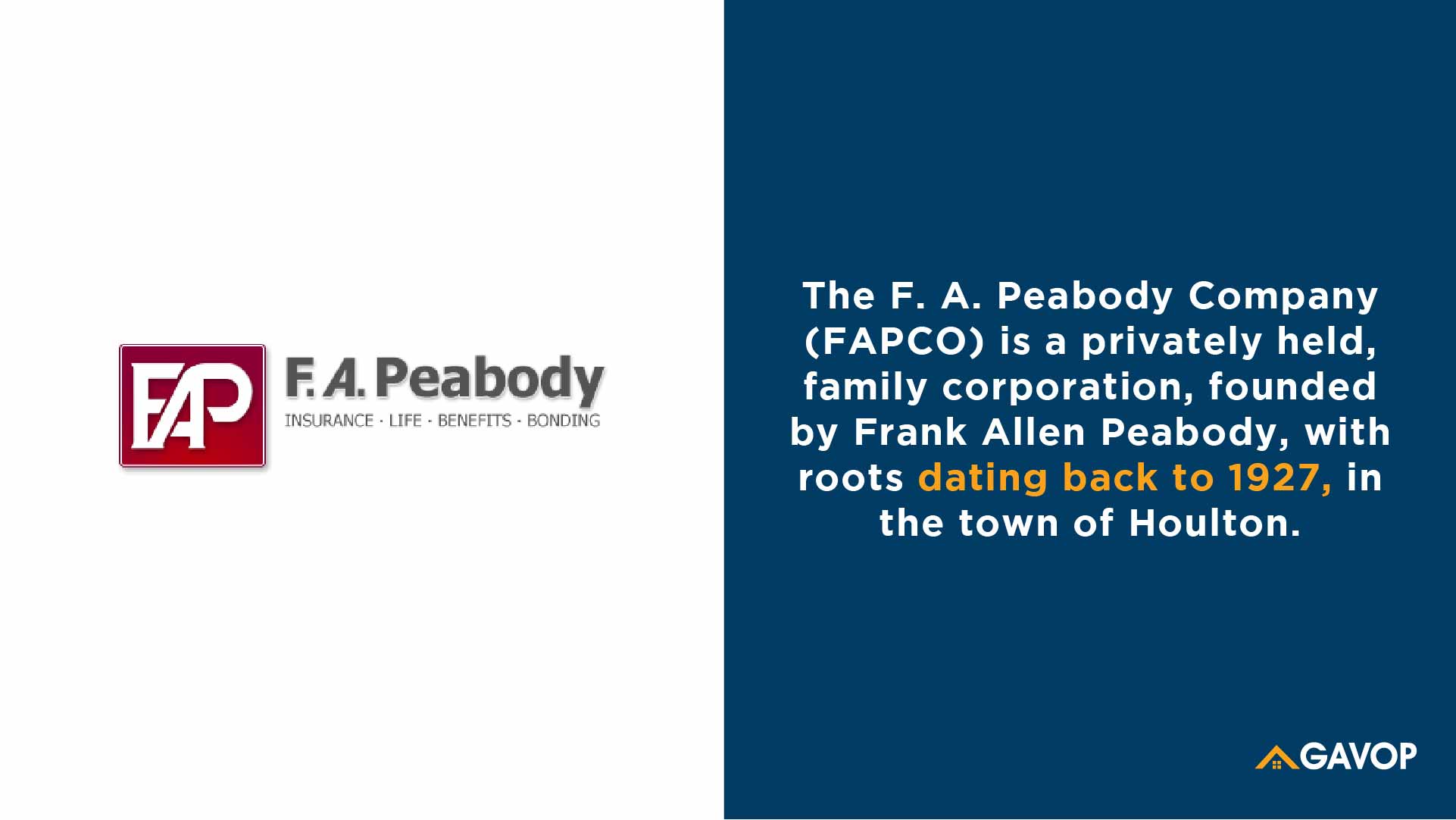 F A Peabody Company